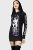 No-Hug Zone Longline Hoodie