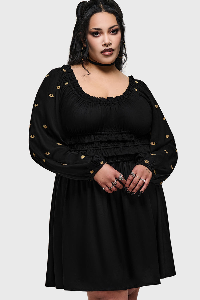 Nocturne Eye Mini Dress
