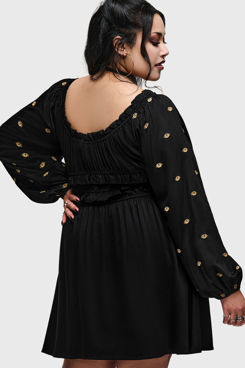 Nocturne Eye Mini Dress