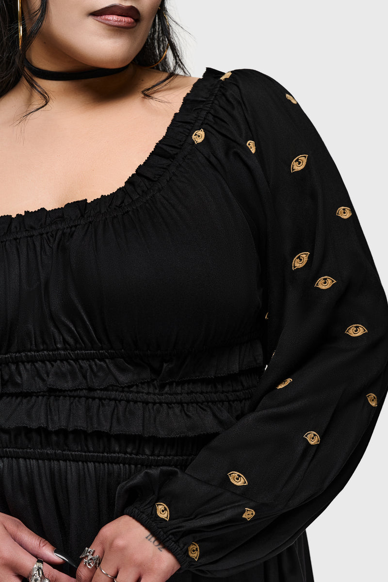 Nocturne Eye Mini Dress