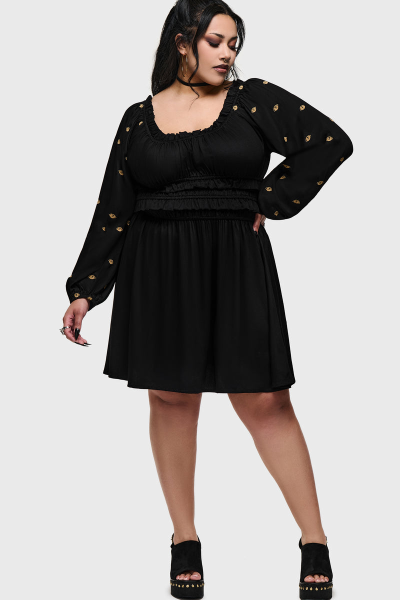 Nocturne Eye Mini Dress