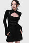 Noir Cut Out Mini Dress