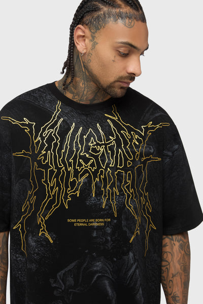 Noir Relic Oversized T Shirt