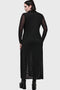 Noir Ruin Mesh Maxi Dress