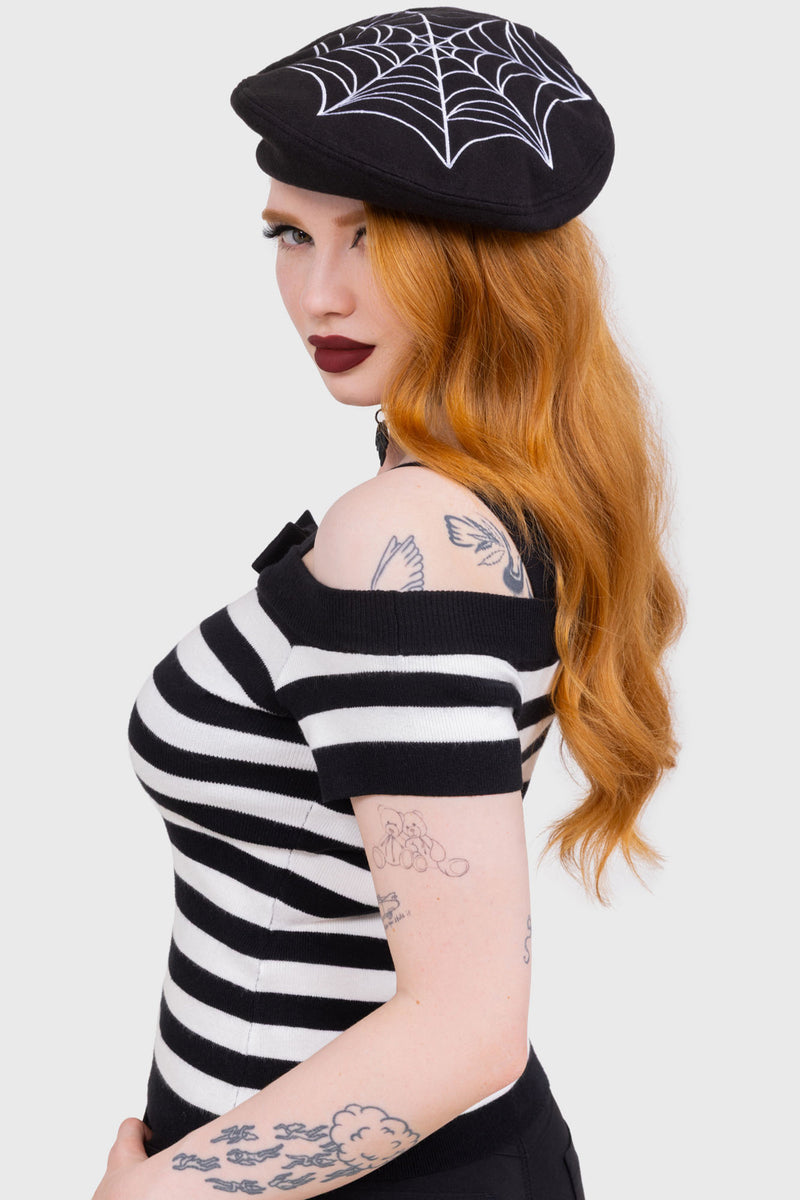 Noir Nancy Bardot Sweater