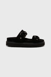 Obsidian Night Flat Sandal
