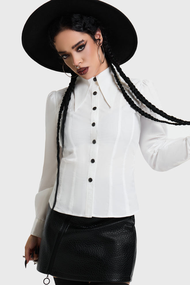 OPHIDIAN POPLIN SHIRT