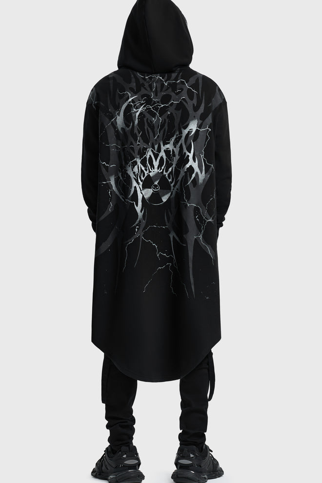 Pitch Black Evil Hooded Cloak