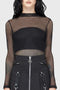 Planetary Party Mesh Top