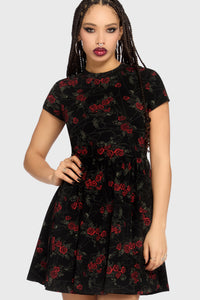 Poisoned Rose Mini Dress