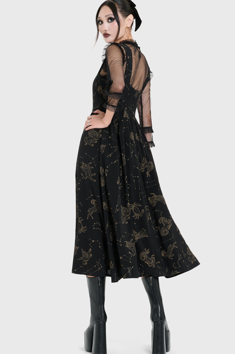 Polaris Night Midi Dress
