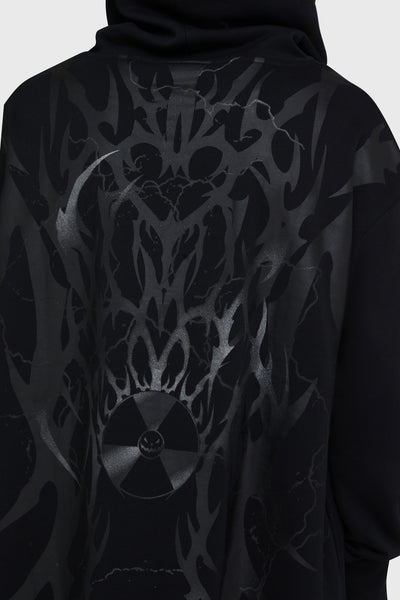 Pitch Black Evil Hooded Cloak