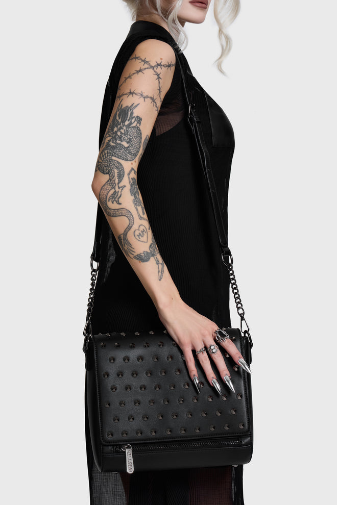 Rhea Spiked Handbag [B]