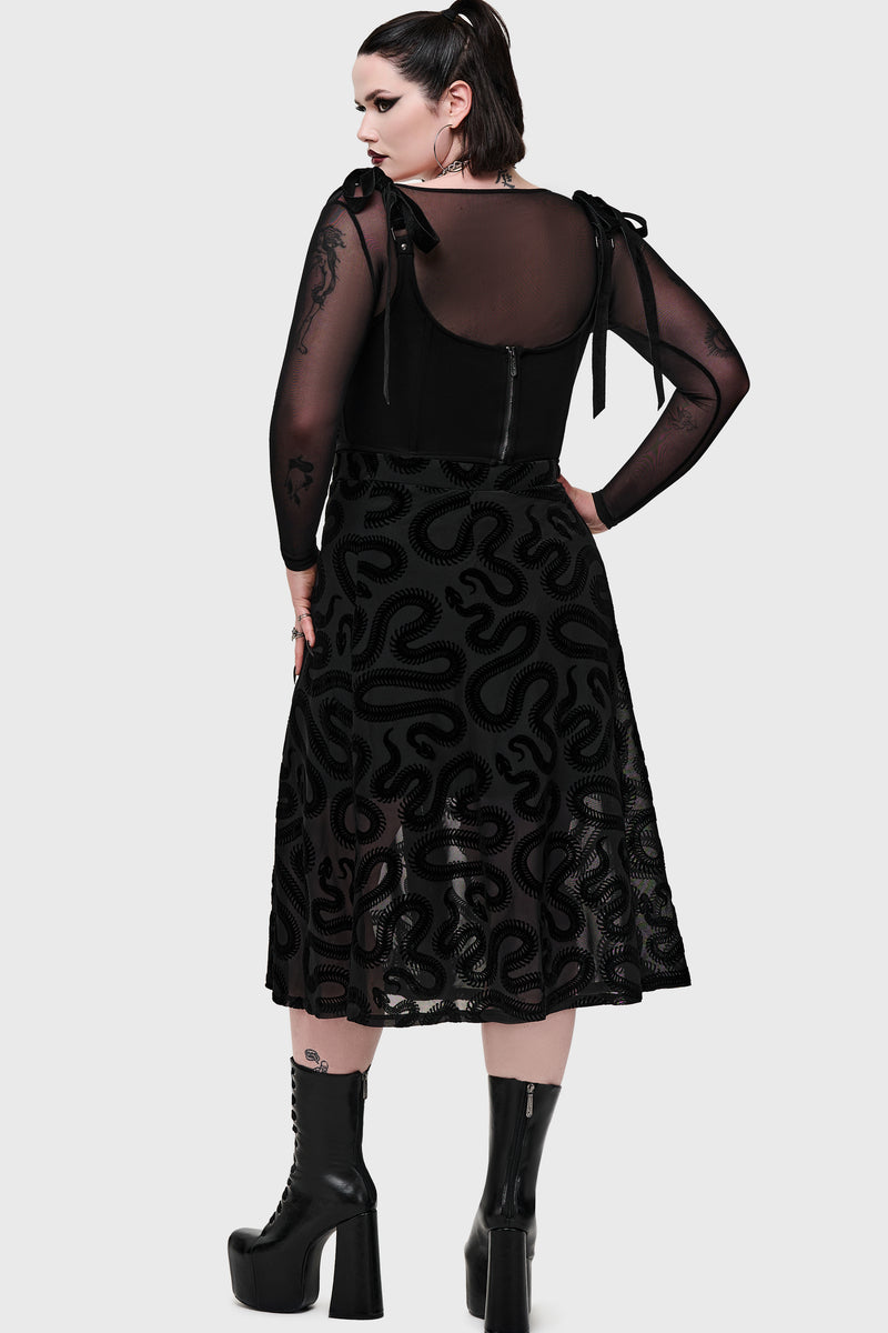 Serpentes Midi Skirt