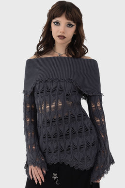 Shadow Wine Sweater