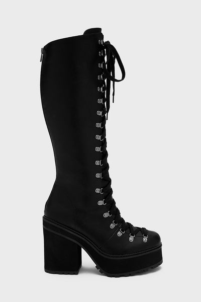 Bloodletting Knee-High Boots Killstar