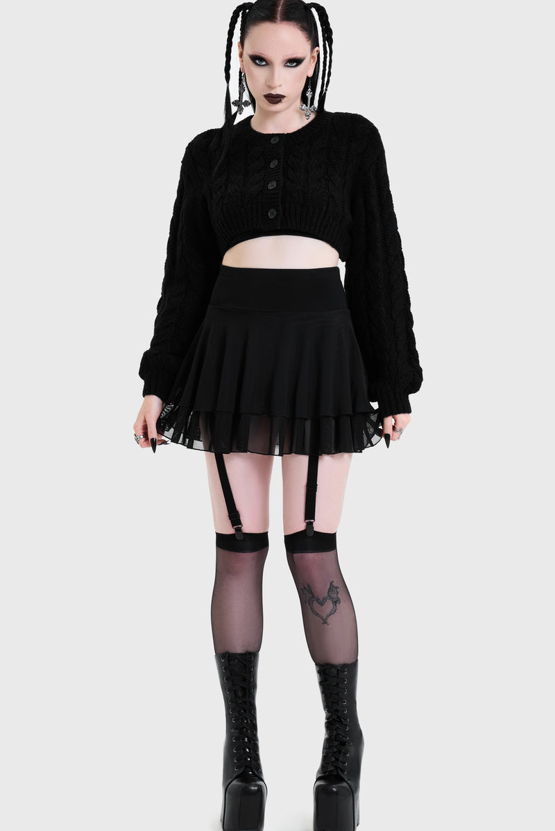 Skultra Cropped Cardigan