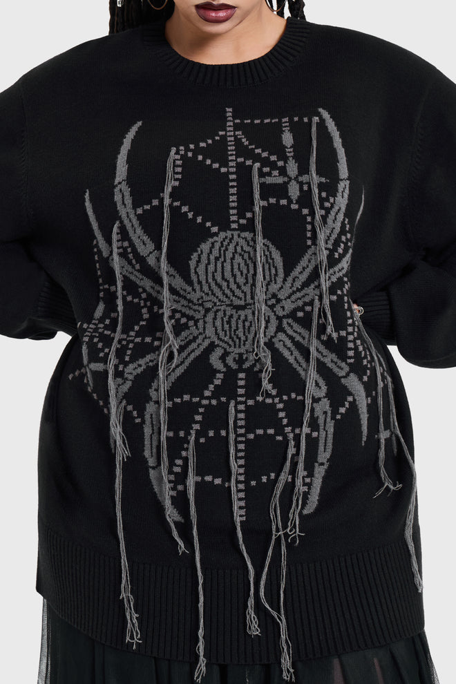 Spiderella Knitted Sweater