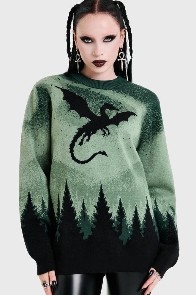 Stellar Night Knitted Sweater