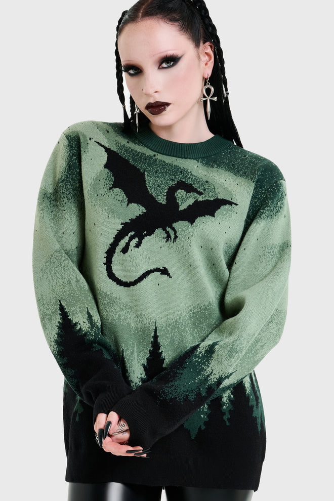 Stellar Night Knitted Sweater
