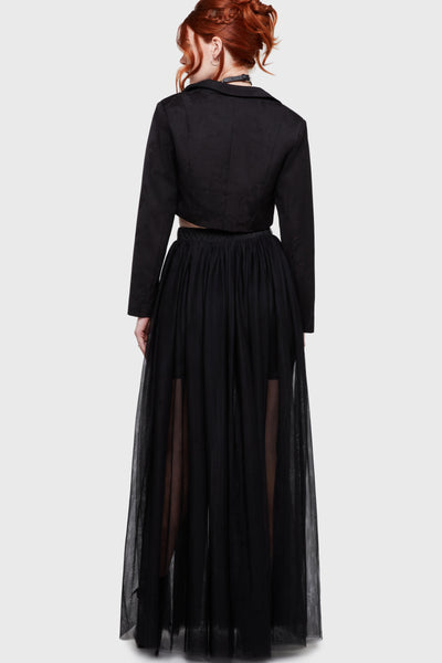 Shade Empress Maxi Skirt [Black]