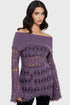 Shadow Wine Sweater [PURPLE]