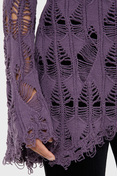 Shadow Wine Sweater [PURPLE]