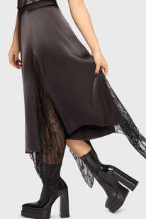 Spectral Serenity Midi Skirt