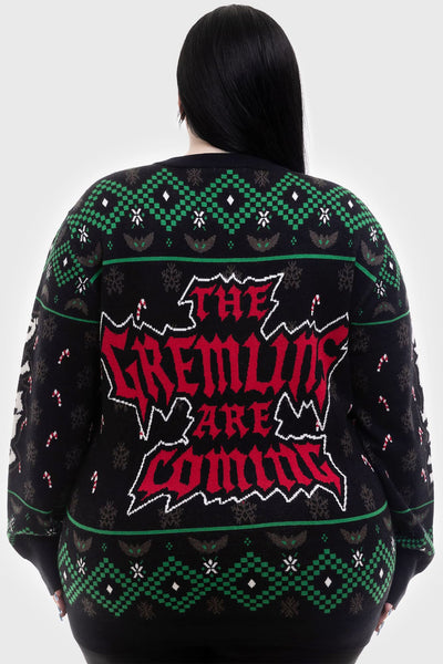 The Gremlins Are Coming Sweater [PLUS]