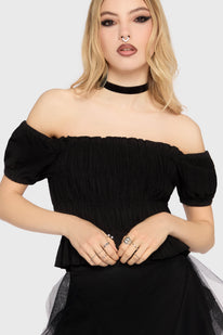 The Hollow Shirred Top