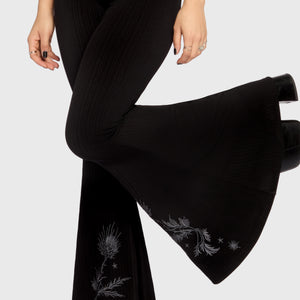 Thistina Embroidered Flares