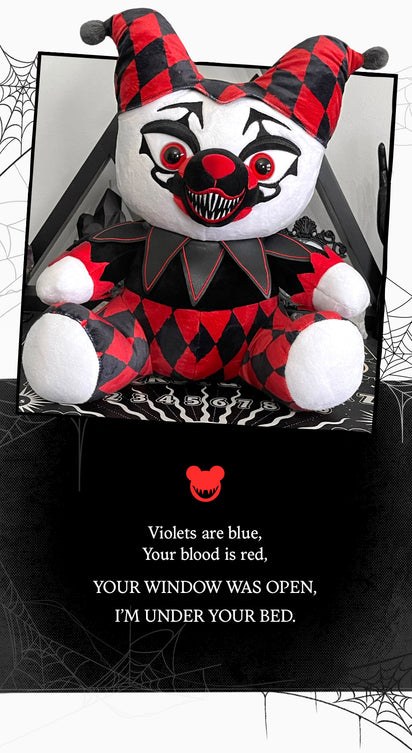 violets are blue, your blood is red. your window was open I'm under your bed