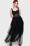 Under The Candle Light Maxi Dress [Black]