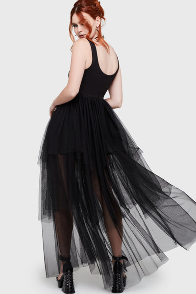 Under The Candle Light Maxi Dress [Black]