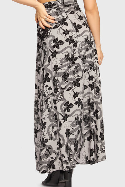 Venomous Rose Lace Up Skirt