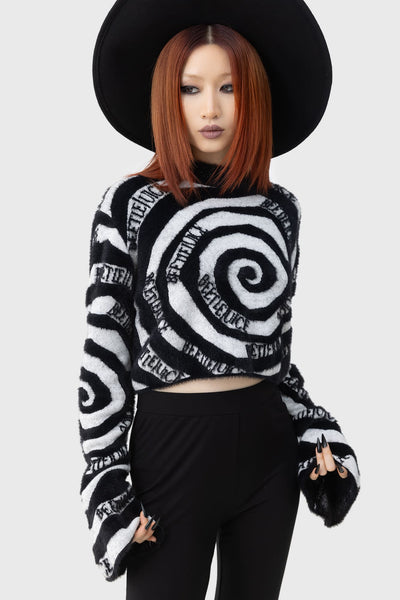 Vertigo Spiral Knitted Sweater