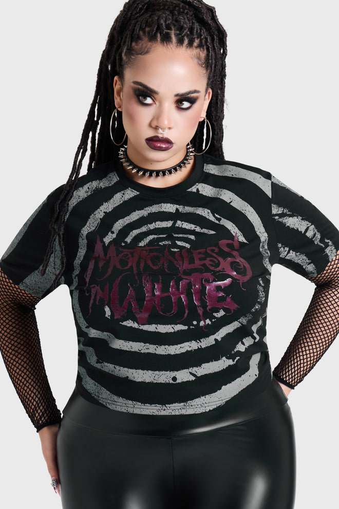 VOICES SPIRAL CROP TOP