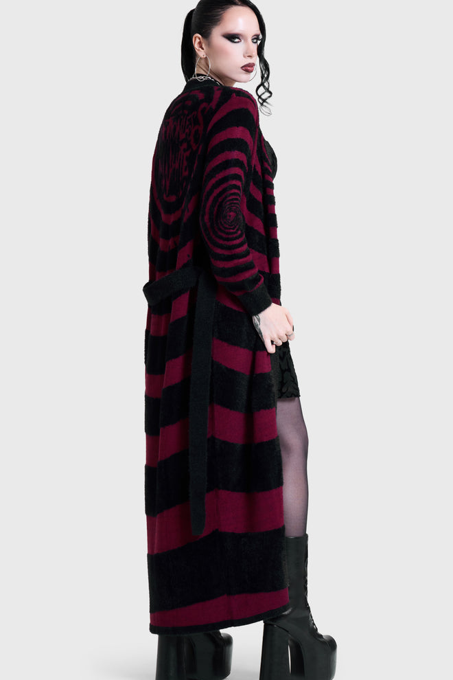 VOICES SPIRAL KNIT CARDIGAN