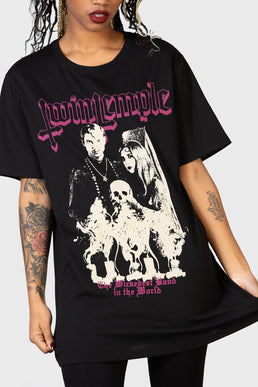 Killstar Hellrazor Gothic Occult Punk Long Sleeve Fishnet Top Shirt  KSRA000077 - Fearless Apparel