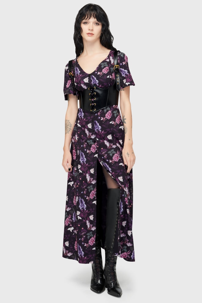 Willow Wisp Short Sleeve Maxi Dress