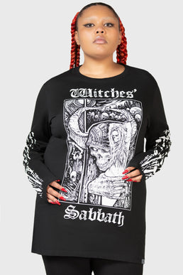 Witches' Sabbath Long Sleeve Top [PLUS]