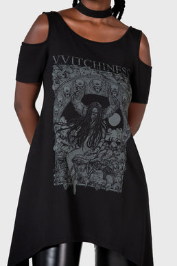 Witchiness Cold Shoulder Top