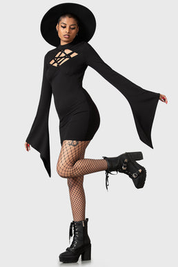 Witchural Long Sleeve Dress