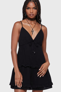 Wolfbane Cove Mini Dress [Black]