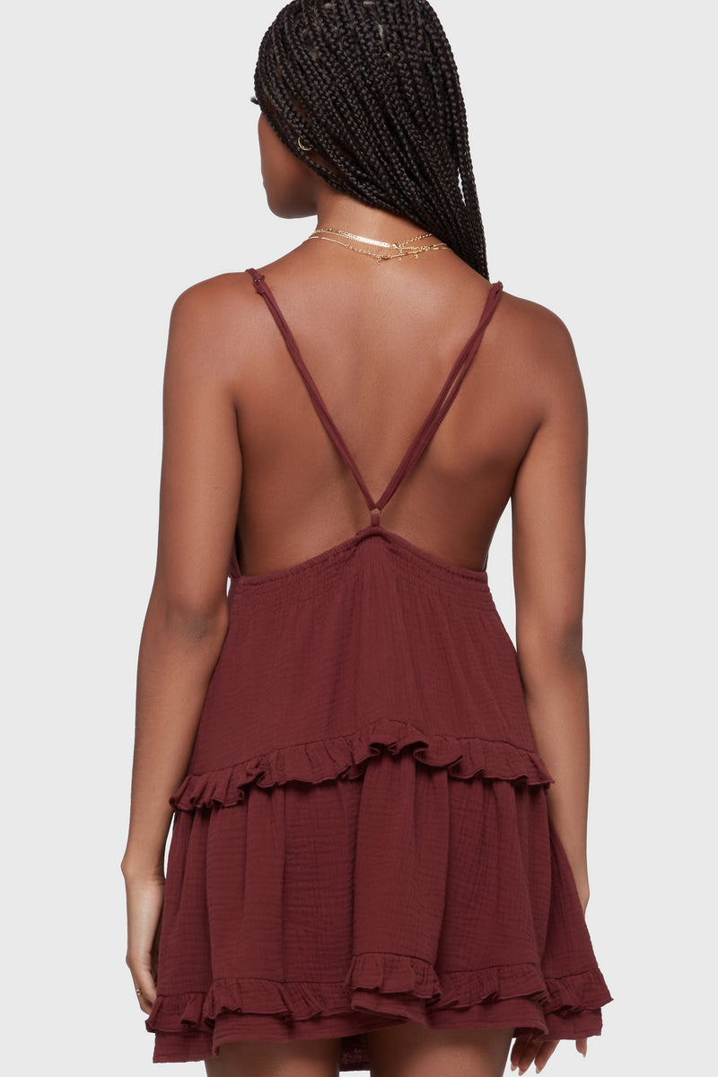 Wolfbane Cove Mini Dress [Red]