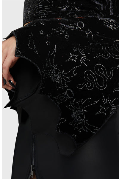 Yours Cruelly Bat Sleeve Top