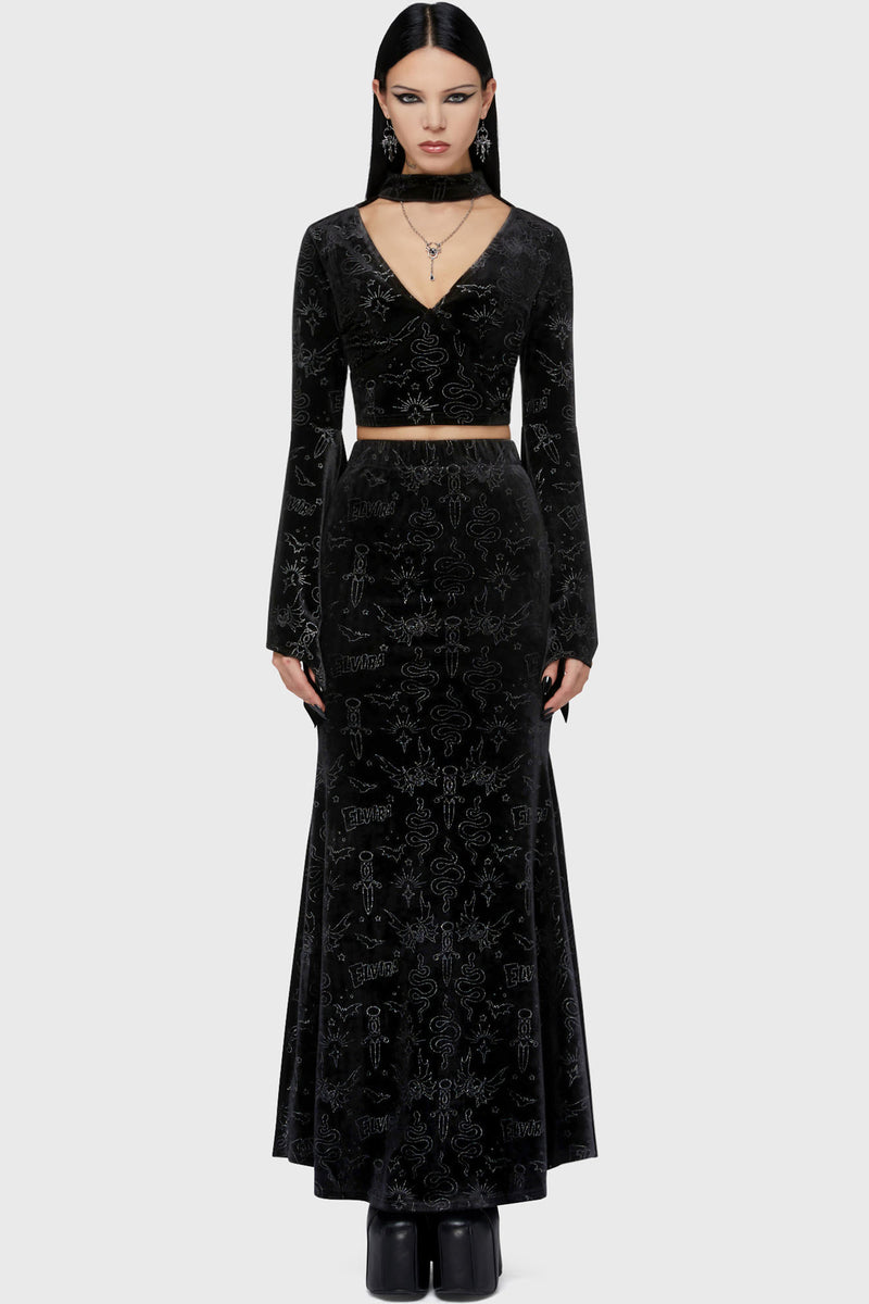 Yours Cruelly Maxi Skirt