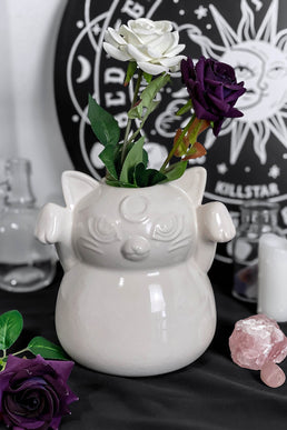 Ghost Kitty Vase