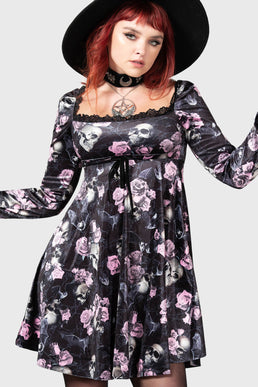 Imperia Long Sleeve Dress [BLACK/PINK]