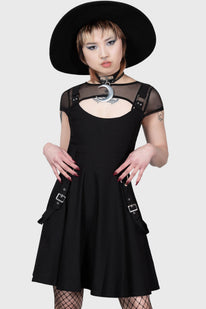 killstar skater dress Blasphemia Keyhole Skater Dress